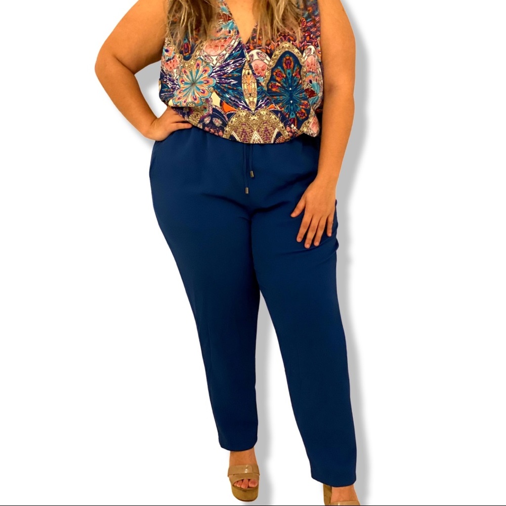 Plus Size Jumpsuit - with Pockets